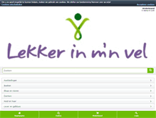 Tablet Screenshot of lekkerinmnvel.nl